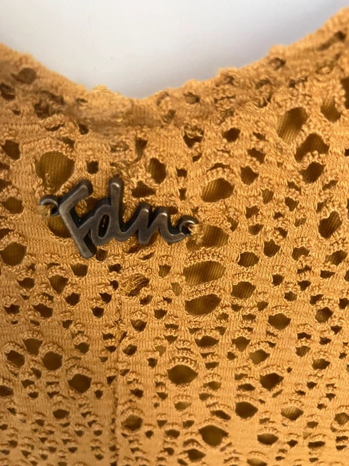 Robe moutarde taille 1 / S/ 36 - photo numéro 5