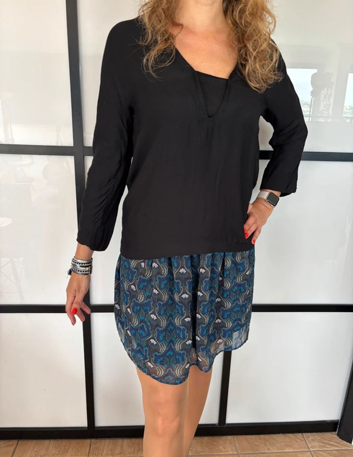 Jolie jupe imprimée Naf Naf 38 - photo numéro 3