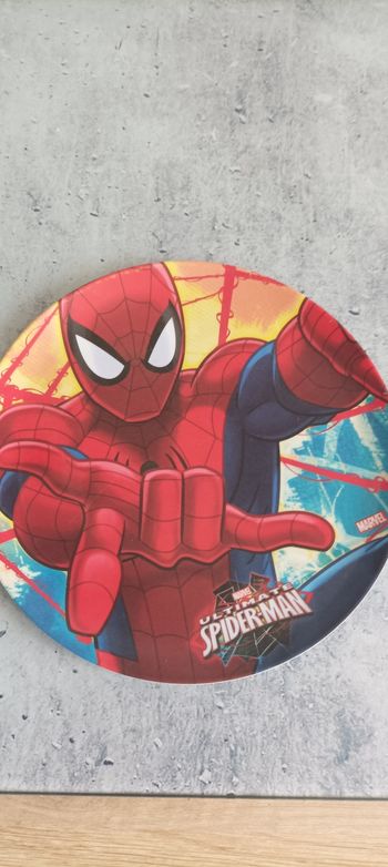Assiette spider man