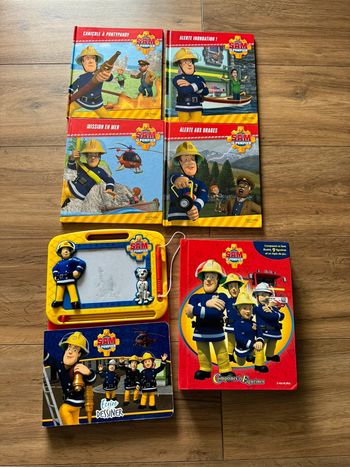 Lot livres Sam le pompier