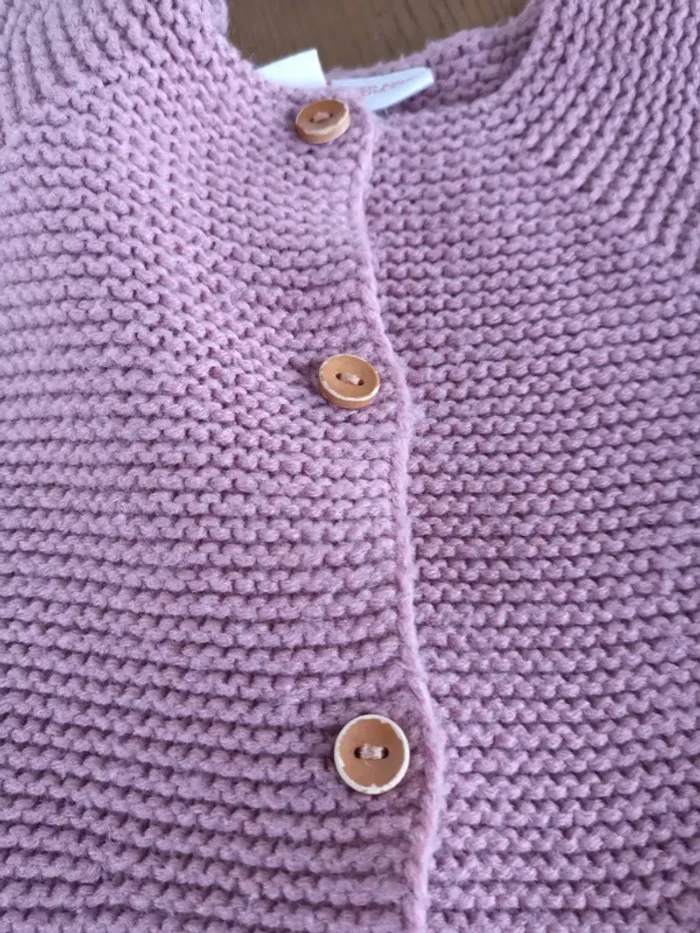 Gilet vieux rose 3/4 ans - photo numéro 6