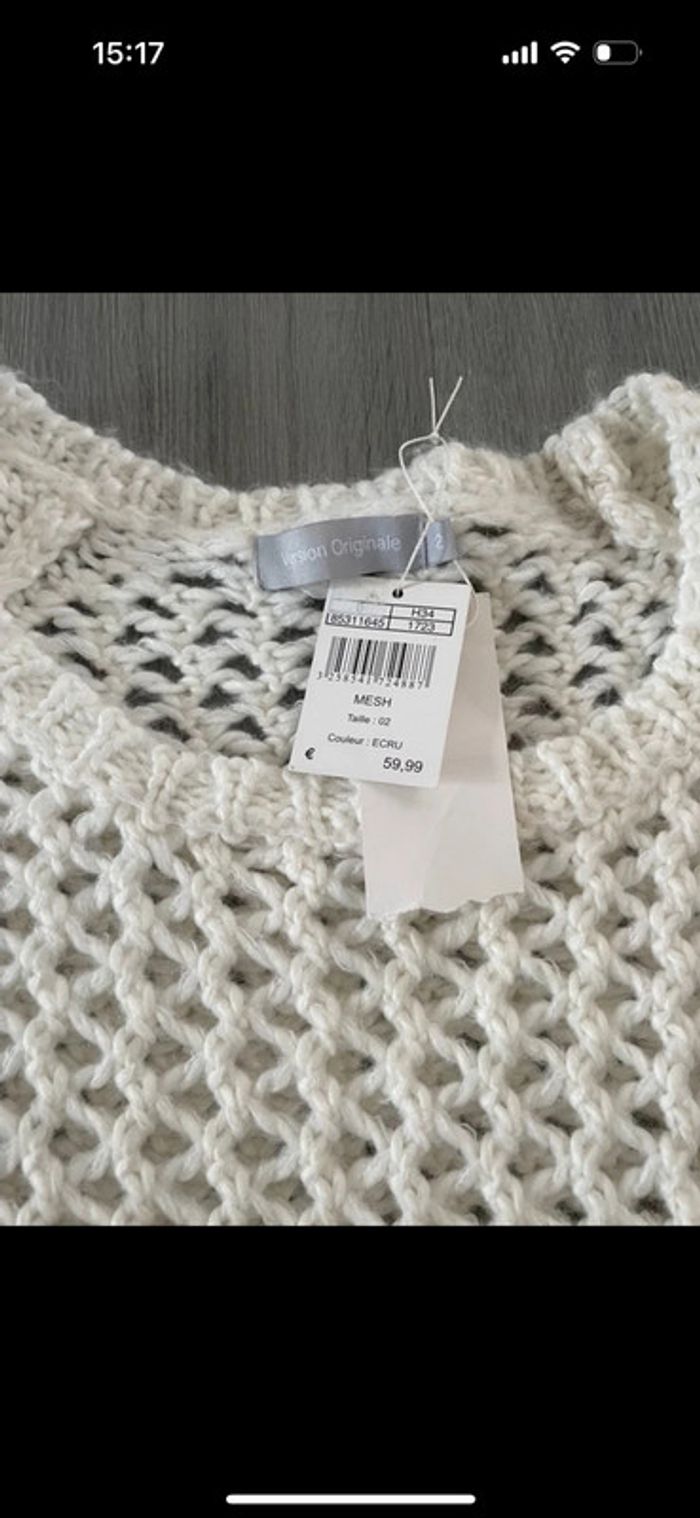 Pull version originale taille 2 neuf - photo numéro 7