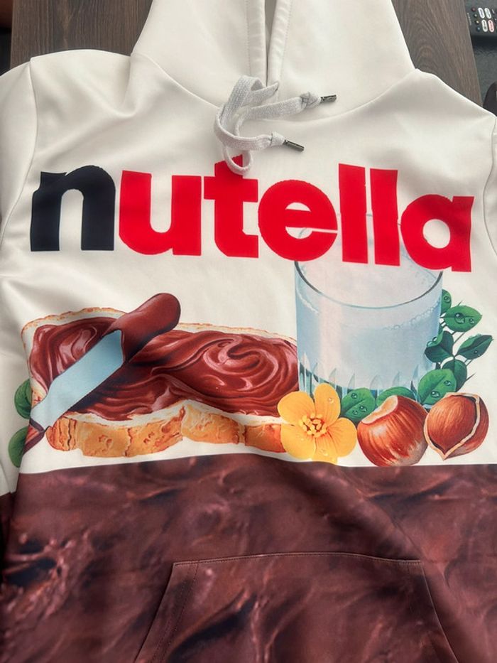 Pull sweat nutella S/M très bon état - photo numéro 2
