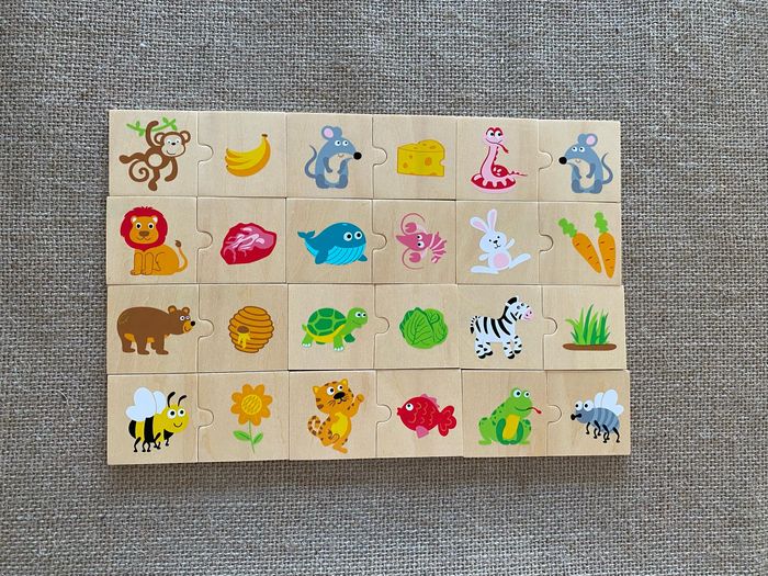 Puzzle en Bois 24 pièces Qui mange Quoi ? L'atelier du Bois - photo numéro 2