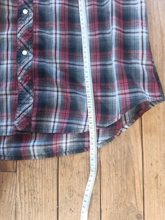 Chemise wrangler manches longues à carreaux Taille M - photo numéro 8