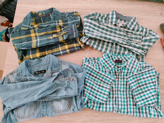 Lot de 4 chemises