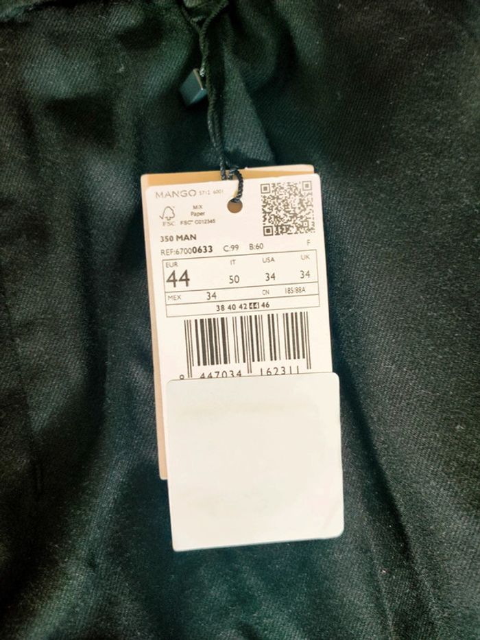 Pantalon slim à pli Mango - photo numéro 2