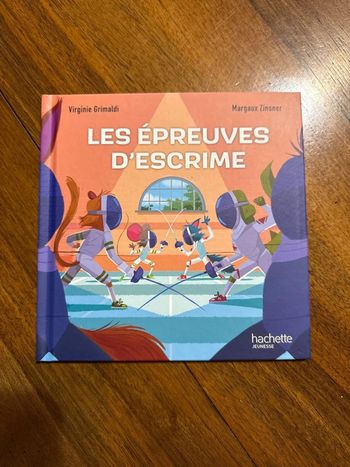 Livre du McDonald’s, les épreuves d’escrime jeunesse, esprit sportif