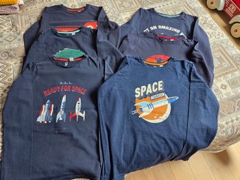 Lot t-shirts manches longues garçon 10 ans