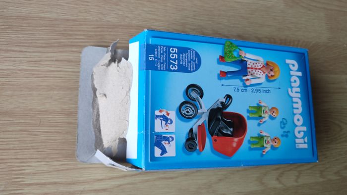 Boite seule dans l'état Playmobil 5573 City Life Maman avec poussette double #SPDF - photo numéro 3