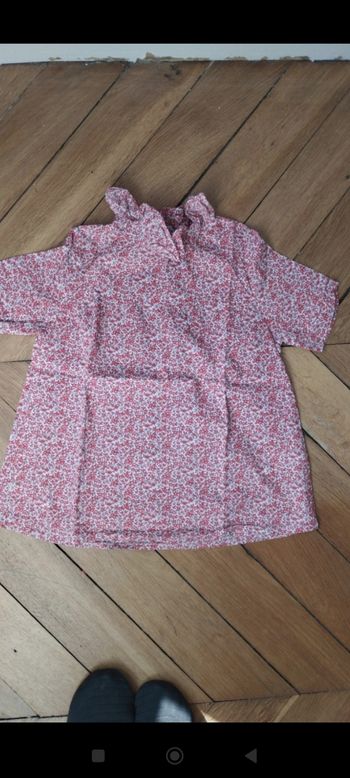 Blouse manches courtes Cyrillus 10 ans