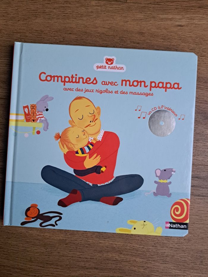 Livre CD comptines avec mon papa