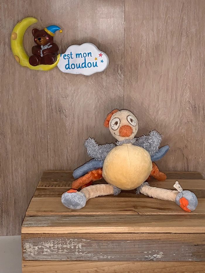 NKS49 doudou autruche noukies