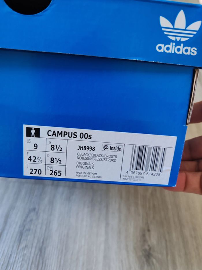 Adidas campus 00s Marron / Noir - photo numéro 2