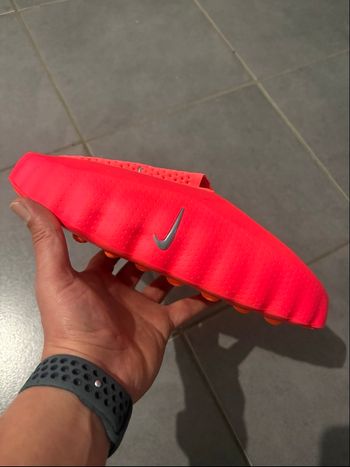 Claquette Nike mind 001 orange/rouge