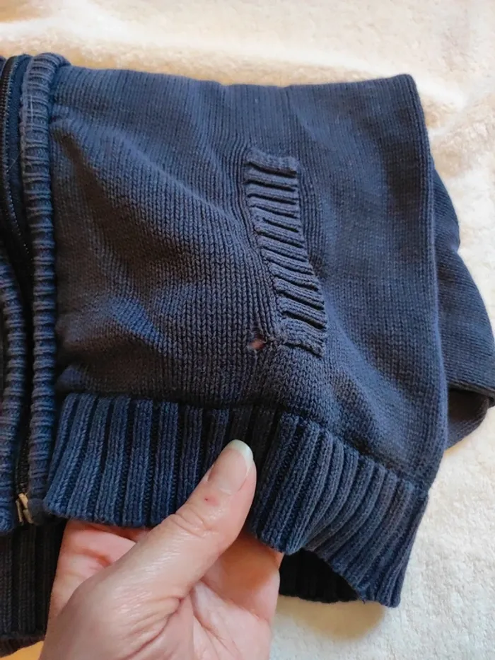 Gilet 4 ans bleu marine - photo numéro 4