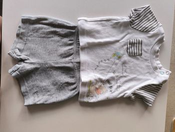 Ensemble short 3 mois gris Winnie