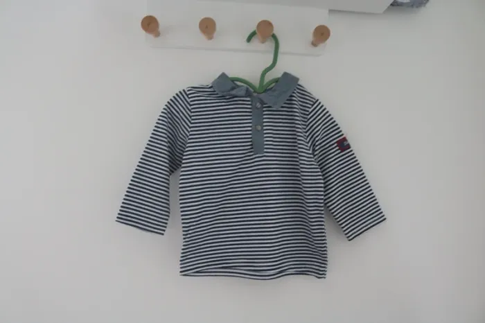 Ensemble haut/salopette Lee Cooper et gilet Jacadi 6 mois - photo numéro 10