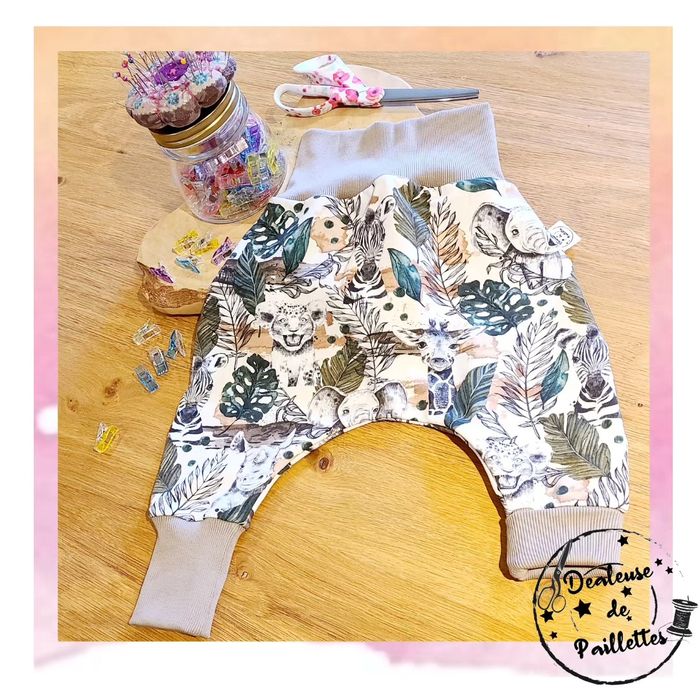 Sarouel savane beige 12mois