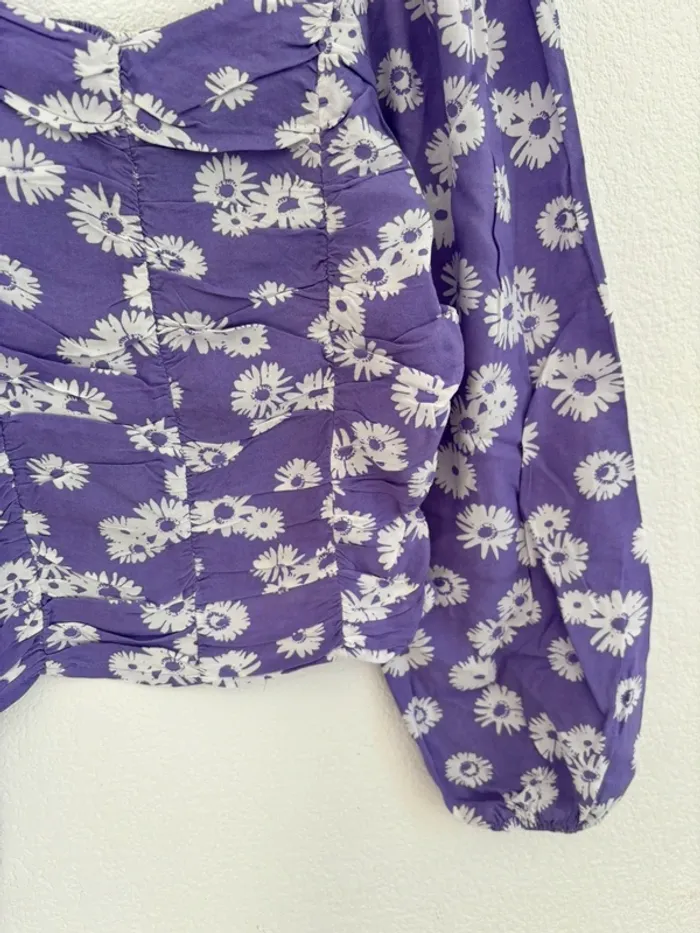 Blouse violette - photo numéro 3