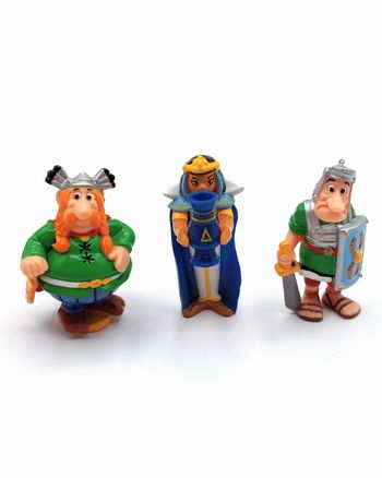 Lot de 3 mini figurines d'Astérix Kinder