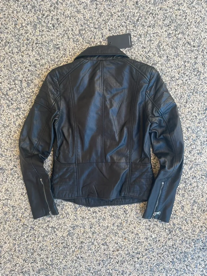 Veste en Cuir Noz Noir - photo numéro 10
