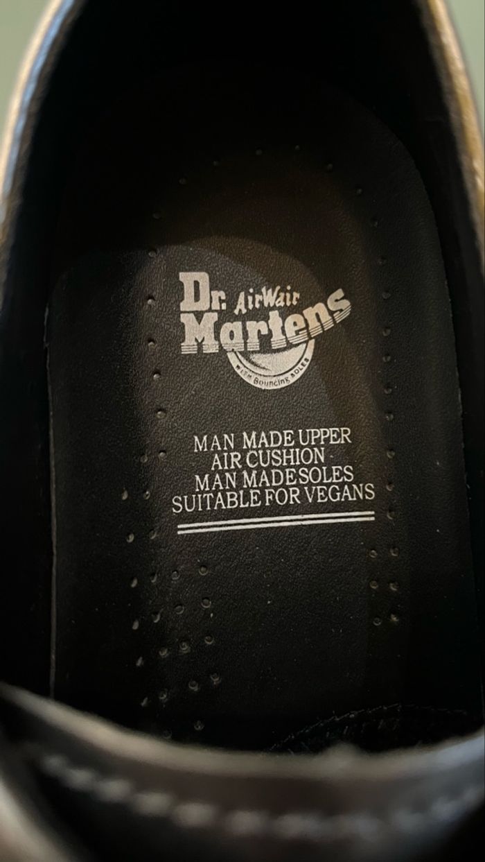 Chaussure Dr Martens 1461 Vegan métal argenté - photo numéro 7
