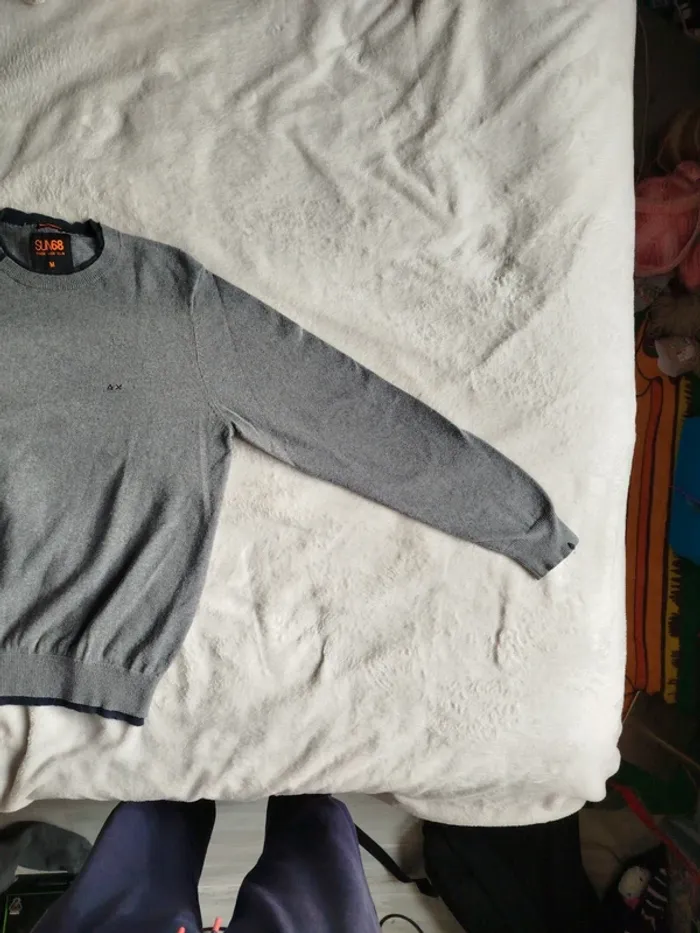 Pull col rond SUN68 Made with Love - photo numéro 5