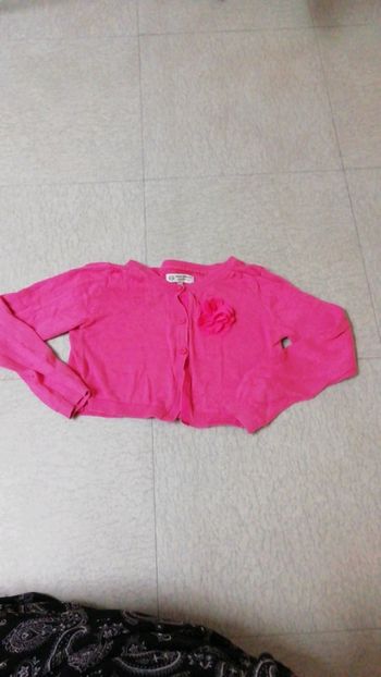 Cardigan rose fushia c&a