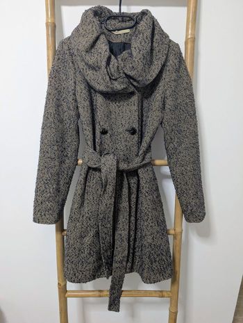 🌸 FEMME 🌸  Manteau ceinturé Sepia Collection – Laine – Taille 36 – Très bon état