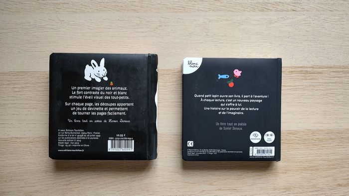 Lot de 2 livres Noir & blanc - photo numéro 2