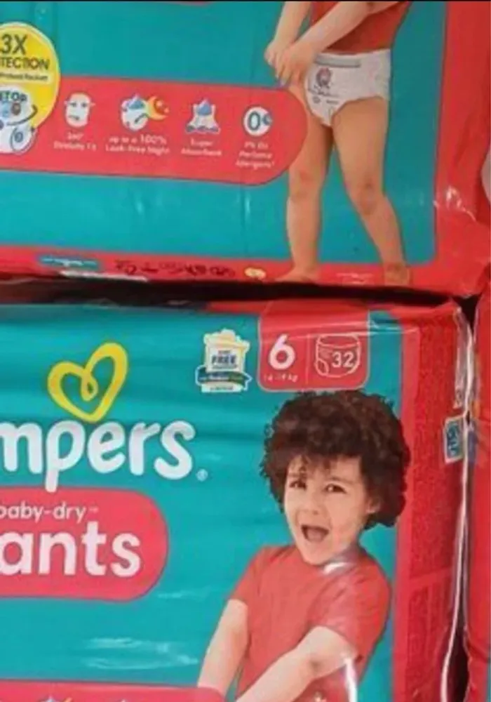 Lot de 4 paquets des couches Pampers taille 6 - photo numéro 3
