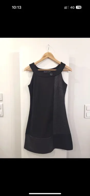 Robe noire pailletée