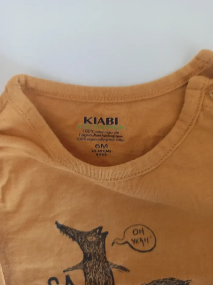 T-shirt manche longue 6 mois - photo numéro 2