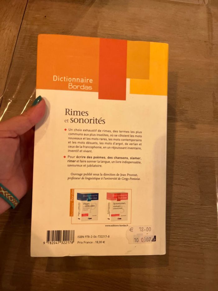 Dictionnaire rimes et sonorités - photo numéro 2