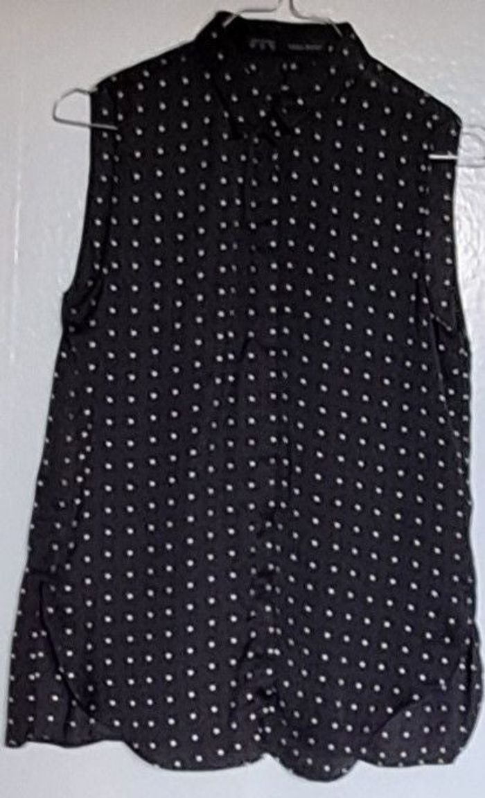 Chemisier Zara Basics Taille M/S sans manches