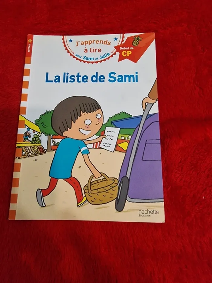 Livre j'apprends à lire la liste de sami