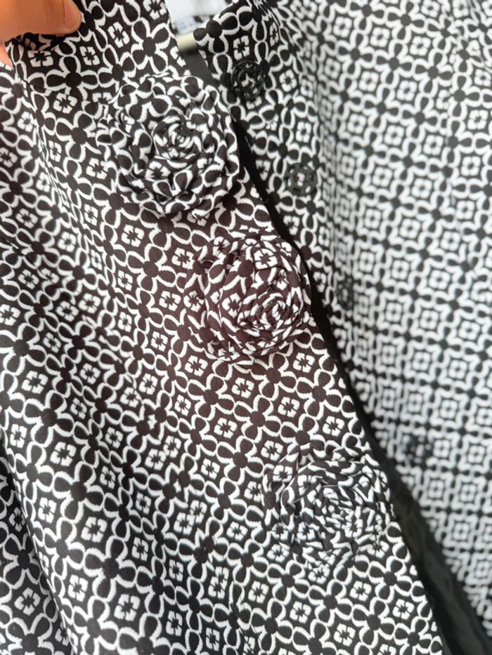Veste léger / veste boutons fleurs - photo numéro 3