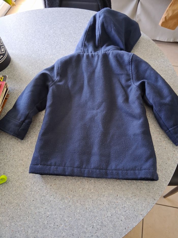 Manteau " kiabi " bleu marine " " t- 3 ans" - photo numéro 2