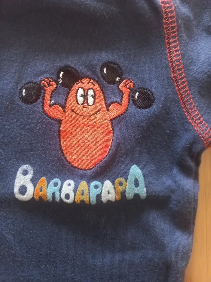 Lot 3 tee-shirt ML Barbapapa 3mois - photo numéro 9