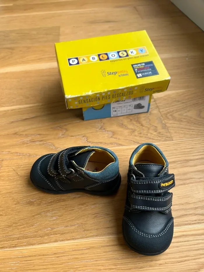 Chaussures pablosky garçon taille 19 cuir - photo numéro 5