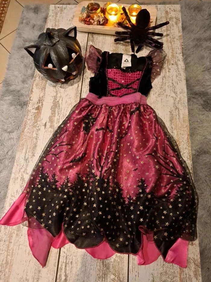 Robe Halloween triple jupon tulle et sequins - photo numéro 4
