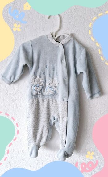 💙  Pyjama bleu pour garçon taille 2 mois