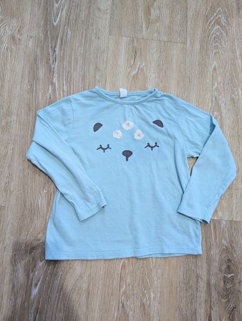 Haut pyjama bleu 3 ans bébé