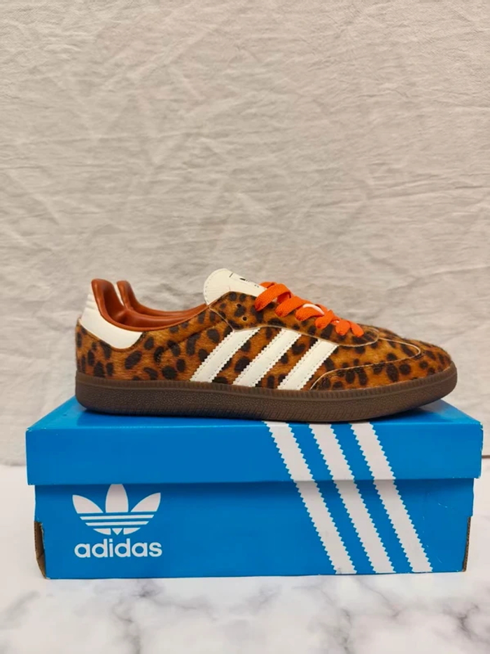 Adidas Samba Preloved Léopard Rouge 41 - photo numéro 5