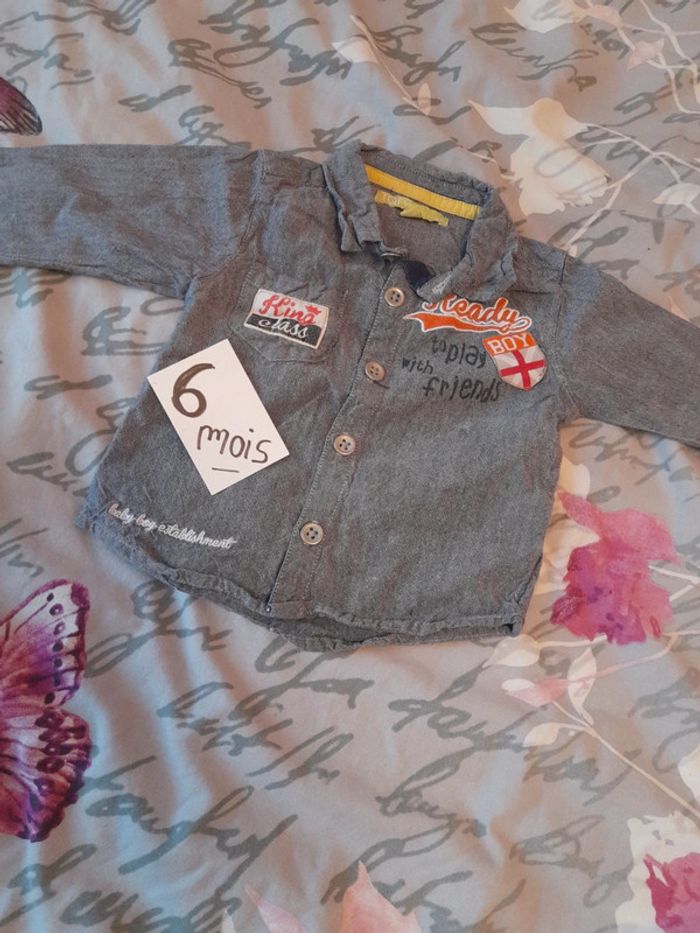 Chemise 6 mois neuve