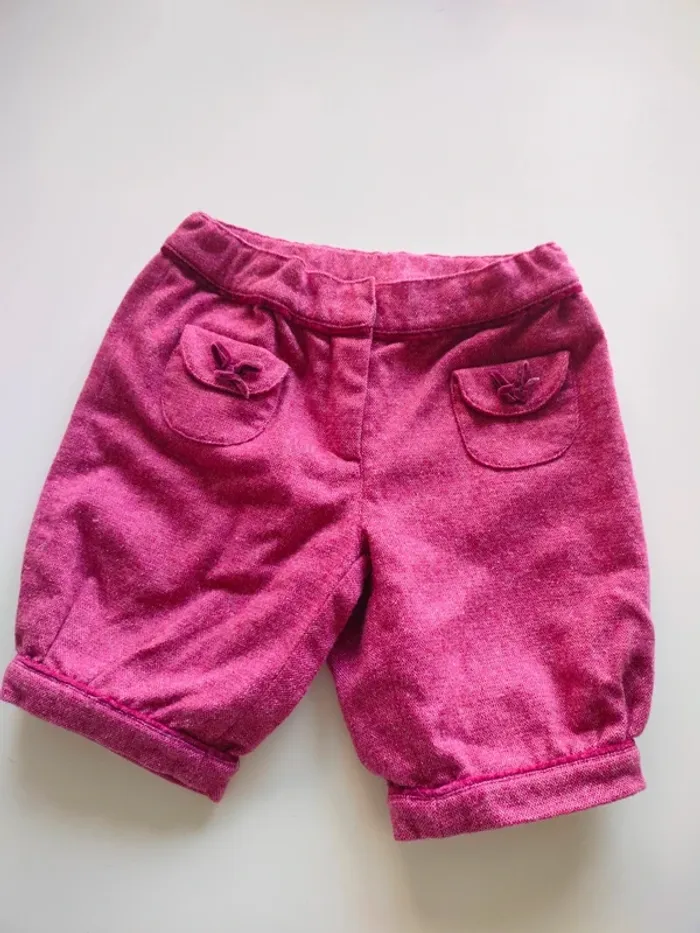 (c) Bermuda fushia Jacadi 12mois - photo numéro 5