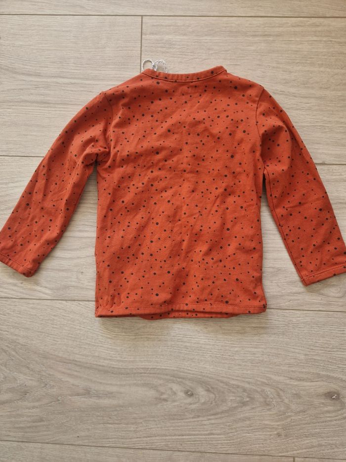 Maillot de corps bebe cache coeur Noppies 6-9 mois - photo numéro 4
