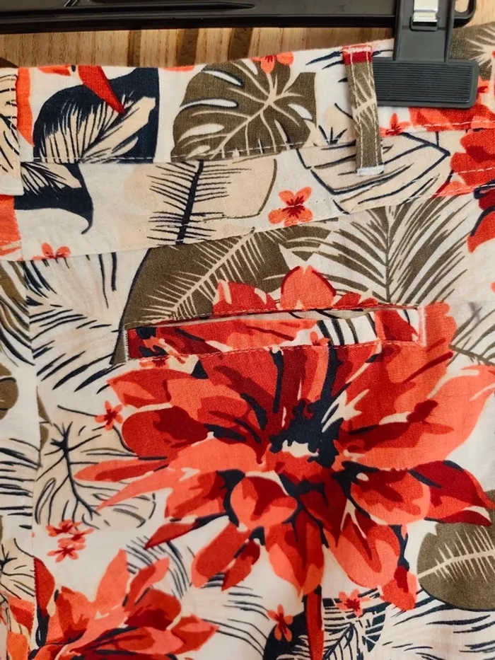 Short à revers imprimé fleuri T 40 Esmara - photo numéro 8