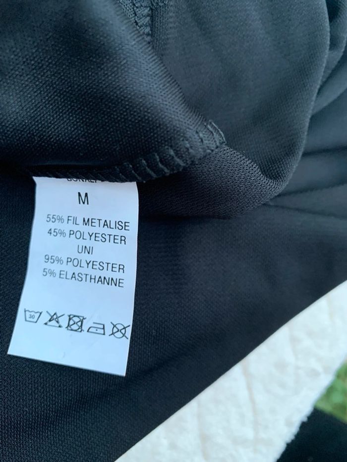 Blouse Noa B taille 38 argenté et noir manches courtes - photo numéro 8